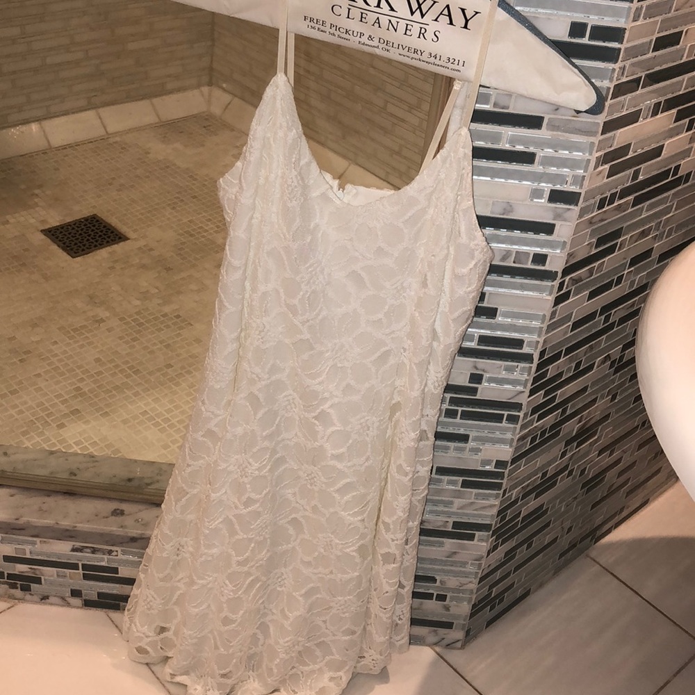 White lace sundress